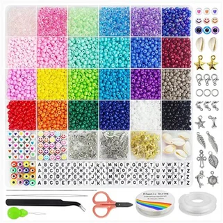 4 mm stikla sēklu krelles